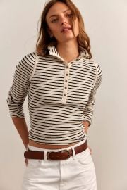 We The Free Lake Stripe Henley at Free People
