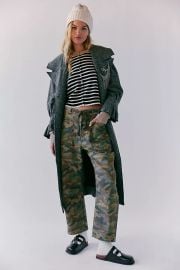 We The Free Moxie Printed Low Slung Barrel Jeans at Free People
