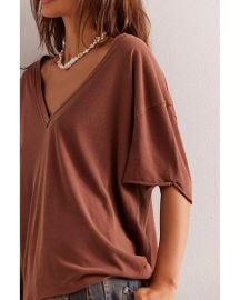 We The Free Nina V Neck Tee at Free People