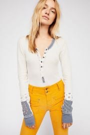 We The Free Railroad Henley by Free People at Free People