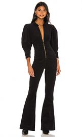 We Wore What 70s Jumpsuit in Black from Revolve com at Revolve