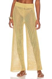 We Wore What Crochet Drawcord Pant at Revolve