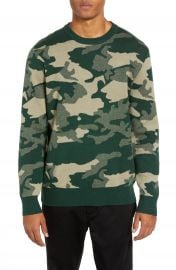 WeSC Anwar Camo Crewneck Sweater   Nordstrom at Nordstrom