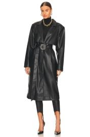 WeWoreWhat Faux Leather Trench at Revolve