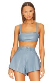 WeWoreWhat Leather Bra at Revolve