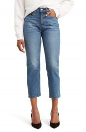 Wedgie High Waist Crop Straight Leg Jeans   Nordstrom at Nordstrom