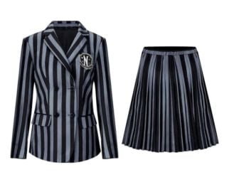 Wednesday Addams Jenna Ortega Nevermore Academy Uniform - at Etsy