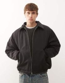 Weekday nylon jacket in black at ASOS
