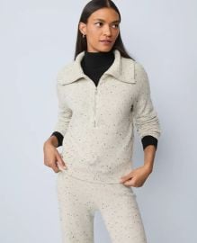Weekend Collection Half-Zip Sweater at Ann Taylor