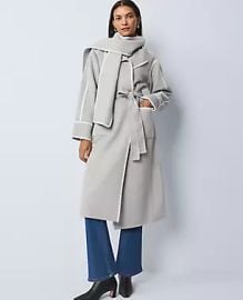 Weekend Collection Wrap Scarf Coat at Ann Taylor