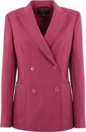 Weekend Max Mara Double-breasted Wool Canvas Blazer italist ALWAYS LIKE A SALE at italist