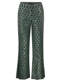 Weekend Max Mara Jacquard Flared Trousers at Cettire