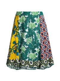 Weekend Max Mara Kiens Pleated Patchwork Skirt at Saks Fifth Avenue