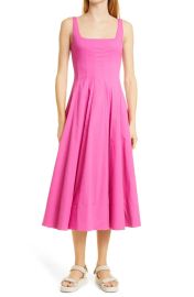  Wells Sleeveless Midi Dress by Staud at Nordstrom