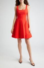 Wells Stretch Poplin Fit & Flare Dress at Nordstrom