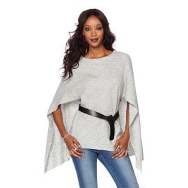 Wendy Williams Sweater Knit Capelet Top by Wendy Williams HSN Collection at HSN