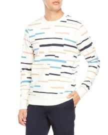 Wesc Miles Broken Stripe Sweatshirt  at C21