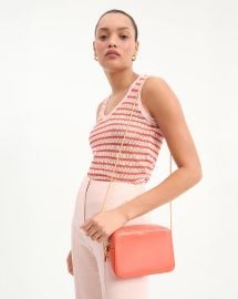 Wesley Knitted Tank in Pink amp Red at Veronica Beard