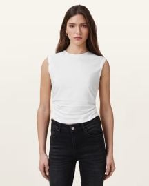 West Sleeveless Tank Top White | ALLSAINTS US at All Saints