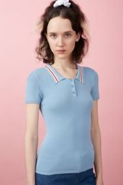 Westerburg Short Sleeve Polo Top by Chloe Sevigny at Opening Ceremony