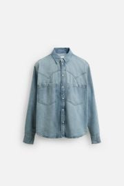 Western Denim Shirt at Zara