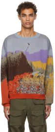 Western Wildfires Jacquard Sweater by Reese Cooper on Sale at Ssense