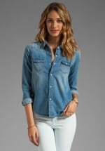 Western denim shirt by Joes Jeans at Revolve