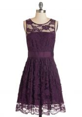 When the Night Comes Dress in Plum at ModCloth