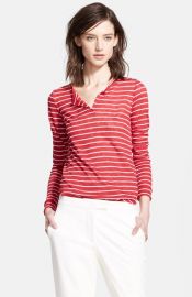 Whetherly and39Harlowand39 Stripe Long Sleeve Henley at Nordstrom