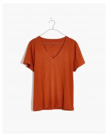 Whisper Cotton V-Neck Tee at Madewell