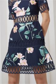 Whisper Dress navy garden floral by Keepsake at Fashion Bunker