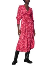 Whistles Clouded Leopard Shirred Dress   Bloomingdales at Bloomingdales