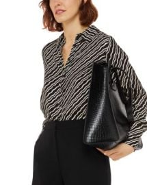 Whistles Diagonal Ripple Print Shirt Bloomingdales at Bloomingdales