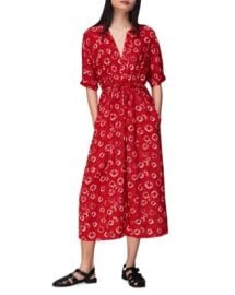 Whistles Hilda Tie Dyed Floral Dress Bloomingdales at Bloomingdales