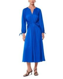 Whistles Molly Satin Midi Dress Bloomingdales at Bloomingdales