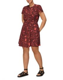 Whistles Scallop Print Trapeze Dress   Bloomingdales at Bloomingdales