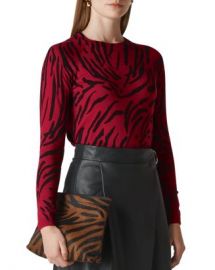 Whistles Tiger-Print Sweater Women - Bloomingdale s at Bloomingdales