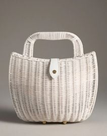 White Bali Woven Wicker Rattan Basket at eBay