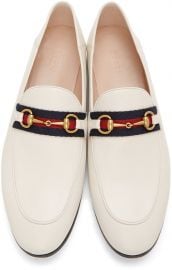 White Brixton Loafers at Ssense