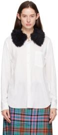White Buttoned Shirt at ssense