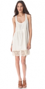 White Free People slip dress at Shopbop