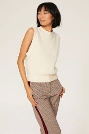 White Fuzzy Slip Over by Scotch amp Soda for 30 Rent the Runway at Rent the Runway