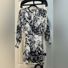 White House Black Market Dresses White House Black Market Monochrome Long Sleeve Dress Poshmark at Poshmark