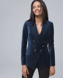 White House Black Market Velvet Trophy Jacket at WHBM