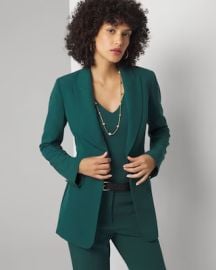 White House Black Market Waist Seam Fluid Blazer at White House Black Market