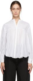 White Plalia Blouse by Isabel Marant Etoile on Sale at Ssense