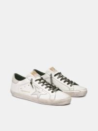 White Super-Star sneakers with silver star Golden Goose at Golden Goose