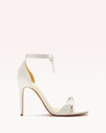 White Wedding Sandal Clarita 100mm Alexandre Birman at Alexandre Birman