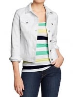 White denim jacket from Old Navy at Oldnavy