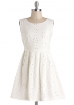 White eyelet dress at Modcloth at Modcloth